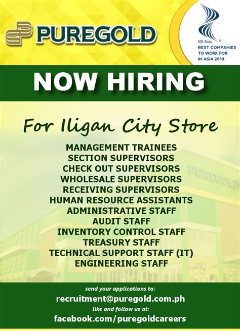 puregold iloilo hiring|Puregold Job Hiring Jobs (with Salaries) .